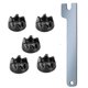 thumbnail image 1 of KitchenAid Blender Coupler Replacement Parts (6 Packs) - 9704230 Blender Coupling with 1 Wrench s202, 1 of 5