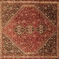 thumbnail image 1 of Ahgly Company Indoor Square Persian Brown Traditional Area Rugs, 5' Square, 1 of 4