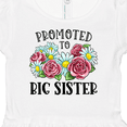 thumbnail image 4 of Inktastic Promoted to Big Sister with Flowers Girls Baby Dress, 4 of 5