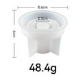 thumbnail image 4 of Epoxy Resin Pigment Aromatherapy Candle Pentagonal Star Hexagonal Circular Ring Candlestick Base Mould, Reusable Casting Epoxy Resin Mould for DIY Decor and Gifts, 4 of 4