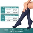 thumbnail image 7 of 6Pairs Compression Socks for Women and Men - Best for Circulation, Running, Athletic, Recover, Nurse, Travel, 7 of 7