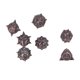 thumbnail image 1 of Dados De Juego De Mesa De Metal, Desplazamiento Equilibrado 7 PCS Número Claro Juego De Dados De Metal Portátil Exquisito Poliédrico Para Adultos Para Juegos De Rol, 1 of 8