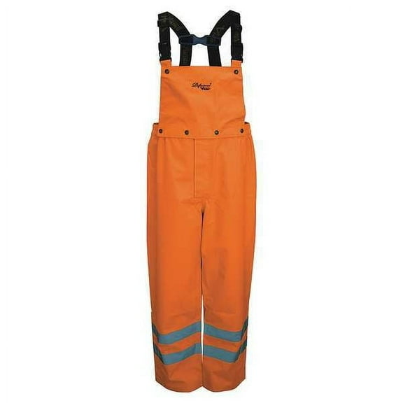 Viking Rain Bib Overall,Class E,Orange,2XL D6329PO-XXL
