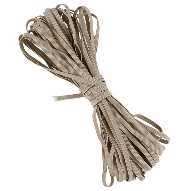 Banda elástica de 6mm 30 metros, ropa, pantalones, costura, reparación, banda elástica de poliéster de Color sólido DIY Inevent HA5092-16