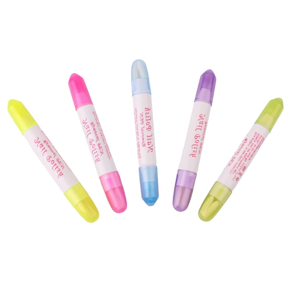 5pcs Nail Polish Remover Pen Manicure Articles Correction Pencil Nail Art Tool Necessary for