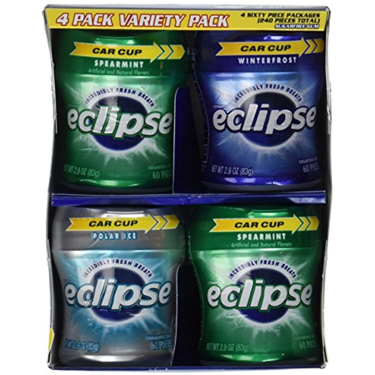 Eclipse Big-E Gum Variety Pack - 4 Ct