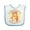 White and Blue, variant on Inktastic My Grammy Loves Me Beary Much Boys or Girls Baby Bib