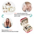 thumbnail image 4 of Rose Travel Portable Square Organizer Box: Earring Organizer & Jewelry Display for Girls and Women, 4 of 6