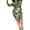 Neon Camo Print, variant on Nina Parker Womens Plus Camouflage Knee-Length Pencil Skirt