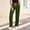 Army Green women wide leg pants with pockets a1, variant on Cagogo Women Wide Leg Drawstring Pants with Pockets Casual Loose Straight Long Trousers for Summer Vacation Work Beach Lounge Wear, Wine S