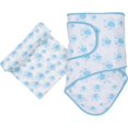 thumbnail image 1 of MiracleWare 4247 Elephant Blanket & Muslin Swaddle Set, 1 of 1
