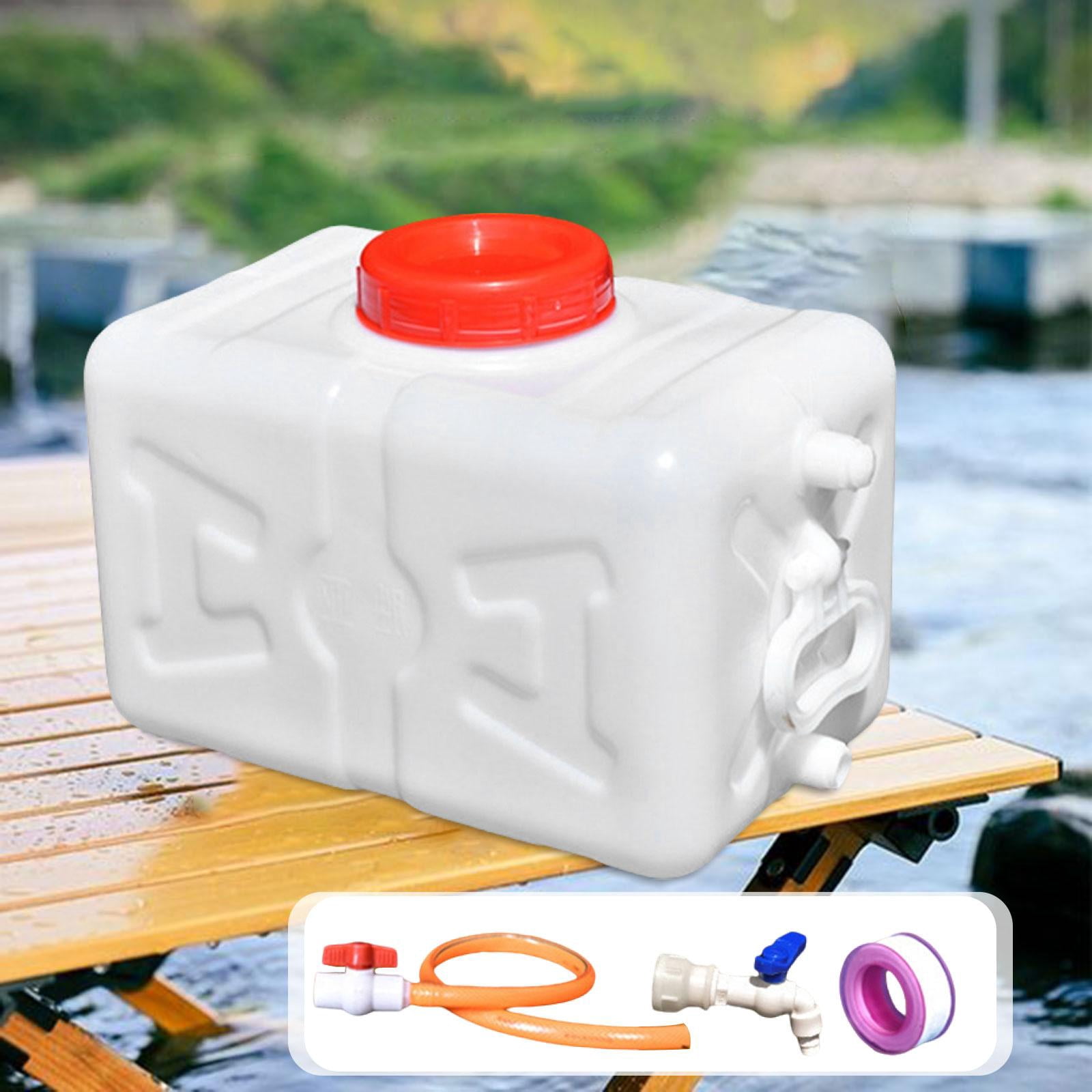 harayaa Utility Water Tank Reusable Horizontal Storage Bucket for Camping Garden Car white 15kg