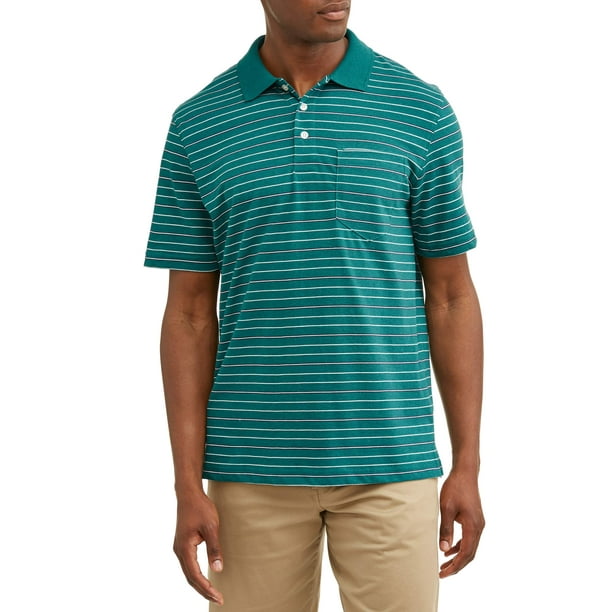 Men's Pattern Jersey Polo Shirt