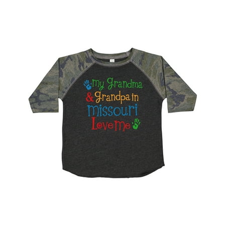 

Inktastic Missouri Grandma Loves Me Gift Toddler Boy or Toddler Girl T-Shirt
