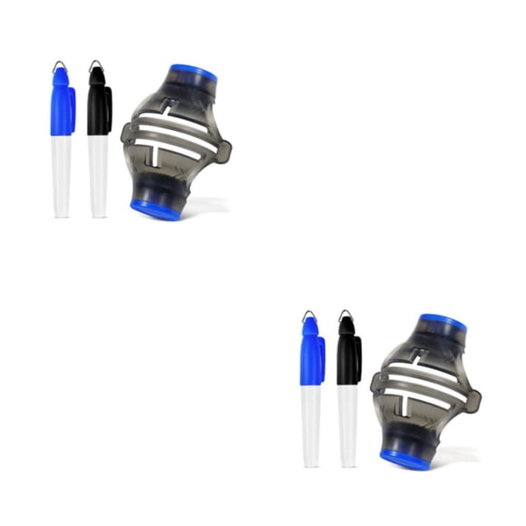 Naiovety Ball Liner Line Marker Marker Tool Giratorio Ligero Check Professional para principiantes Sweet Gift Training Aid Type1 NO1