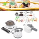 thumbnail image 3 of Juguetes De Utensilios De Simulación Para Niños, Juguete De Cocina Para Niños, Juguete Para Juego De Imaginación, Juego De Cocina Para Niños Reutilizable Respetuoso Con El ANGGREK Otros, 3 of 7