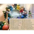 thumbnail image 2 of Safari Verde Azul Amarillo Animales Globos Kit De Guirnaldas Coral Rojo Arena Blanca Estampado De Leopardo Cebra Grano Globos De Papel Arco 11 Tipos Para Bosque Selva Wil, 2 of 4