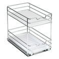 thumbnail image 4 of Spice Rack Organizer for Cabinet, Pull Out Double Spice Racks for Cabinets 6-3/8"W x 10-3/8"D, Chrome, 4 of 4