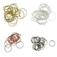 thumbnail image 1 of 80 piezas de aros de abalorios hallazgos joyería que hace hallazgos de pendientes de palanca, 1 of 9