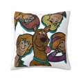 thumbnail image 1 of Funda de almohada súper suave de Scooby-Doo con cremallera para dormitorio, sofá, sillón, fundas de almohada mullidas y acogedoras para todas las estaciones, almohada cuadrada, 1 of 8
