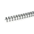 thumbnail image 1 of Rayson Double Loop Binding Wires 1/4 Inch - 3 to 1 Pitch Wire Binding Capacity 20 Sheets, 11 inch Length, 32-Loop Black Wire Ring Pack of 100 to Bind Reports and Projects, 1 of 4