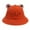 Orange-A, variant on Penkiiy Adult Male And Female Fisherman Hats Camouflage Pattern Double Sided Fisherman Hats Wear Outdoor Sunscreen Sun Hats On Both Sides Orange