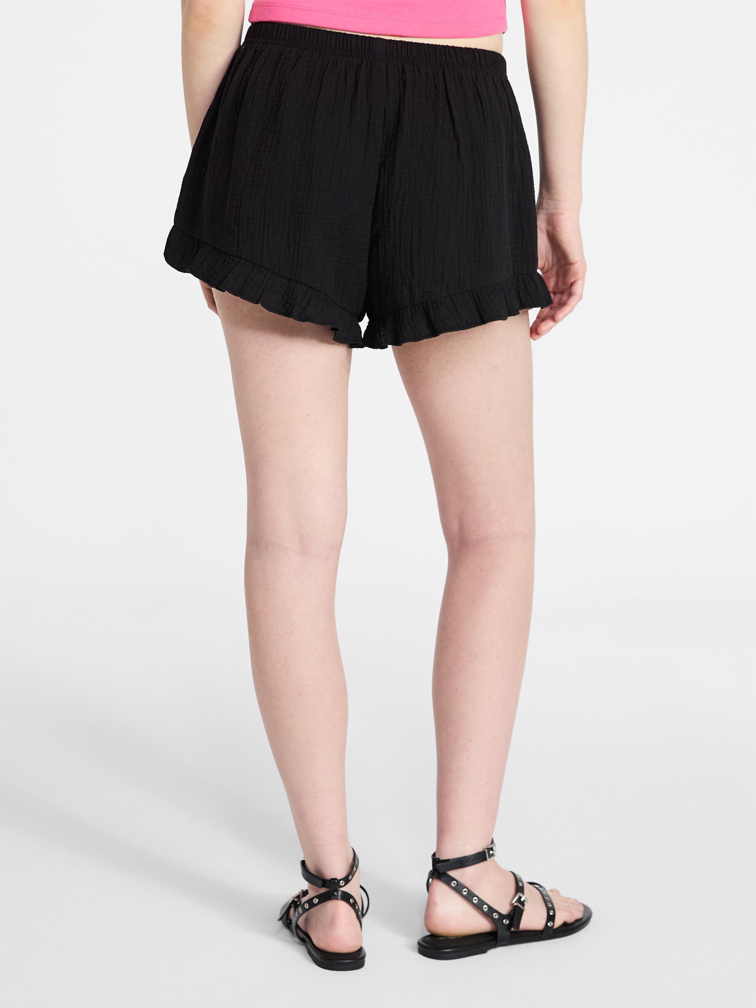 No Boundaries Ruffle Hem Shortie, Women's