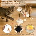 thumbnail image 5 of Cat Toys for Indoor Cats, Interactive Cat Toys With Laser and Feather Cat Wand, Automatic Cat Laser Toy, Rechargeable Automatic Moving Kitten Toys for Indoor Adult Cats/Kittens, 5 of 8
