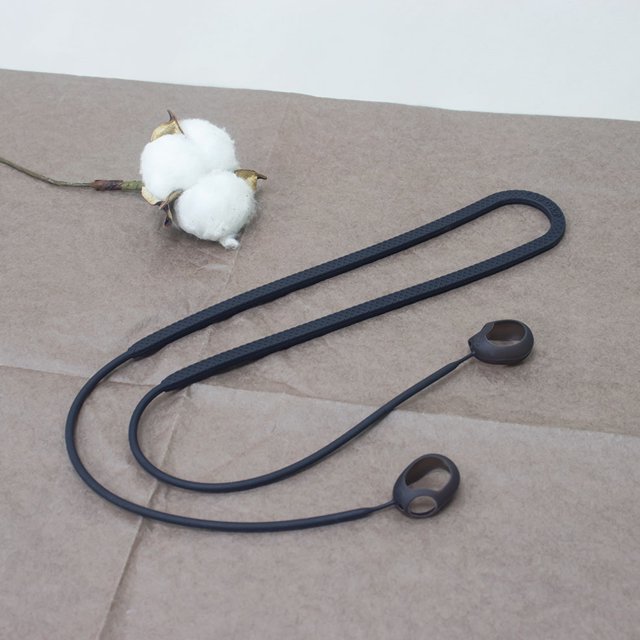 Cuerda Anti Perdida Audífonos Cuerda de cuello antipérdida TWS Cable de inalámbricos para Google Pixel Buds Pro (negro)