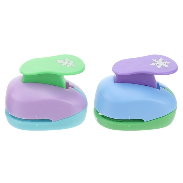 Miangastore 2pcs Paper Puncher Paper Puncher Kindergarten Punch Paper Card Punch Paper Punching Tool for DIY (Random Style)