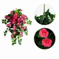 thumbnail image 2 of Clearance Under $10 Artificial flowers, Artificial Morning Glory Flowers For Spring Outdoor Hanging Decoration Wall Wisteria Hanging Basket Plants For Wedding Corridor Yard Gardens Patios Balcon, 2 of 9