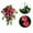 Hot Pink, variant on Artificial Morning Glory Hanging Vine 65cm - Fabric & Plastic Construction for Outdoor Wall Decor, No-Watering & Fade-Resistant for Patio, Balcony & Wedding Aisle