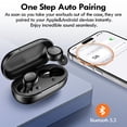 thumbnail image 4 of Auriculares inalámbricos Bluetooth 5.3 Lanteso 48H Playtime negros, 4 of 7