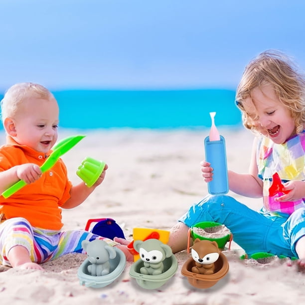 Juguetes Para Niño Barcos flotantes apilables para piscinas infantiles, baños, bañeras para bebés, juegos acuáticos, animales, fundas para dedos, juguetes de barcos apilados. Juguetes Para Bebe 1 Año