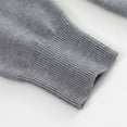 thumbnail image 6 of Womens Sweaters Round Neck Long Sleeve Cardigan Autumn And Winter Models Of Classic Versatile Basic Knitwear Large Size Jacket Fall Clothes For Women ,Gray, 6 of 7