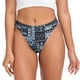 thumbnail image 1 of Fotbe Snowflake Vintage Pattern Tanga Sin Costuras para Mujer con Estampado – Panties Invisibles, Transpirables y Cómodos para Uso Diario-XX-Large, 1 of 6
