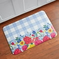 thumbnail image 3 of (3 pack) The Pioneer Woman Bouquet Plaid Kitchen Comfort Floor Mat, Multicolor, 20"W x 30"L, 3 of 7
