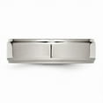 thumbnail image 3 of Titanium Ridged Edge 7mm Polished Band Size: 13; for Adults and Teens; for Women and Men, 3 of 6