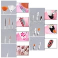 thumbnail image 6 of Nail Art Brush Set Gradient Line Painting Dotting Pen Kit Acrylic Handle Gel Polish Crystal Brushes Salon Nails Manicure Tools 13, 6 of 6