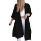 thumbnail image 4 of Pntutb Moda Mujer Camiseta de manga larga Otoño Frente abierto Prendas de abrigo Blusa sólida Abrigo Tops Botón Rebeca Liquidación Pntutb Pntutb-5821, 4 of 9