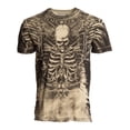 thumbnail image 2 of XTREME COUTURE by AFFLICTION Men's T-Shirt IVORY BONES Biker MMA, 2 of 12