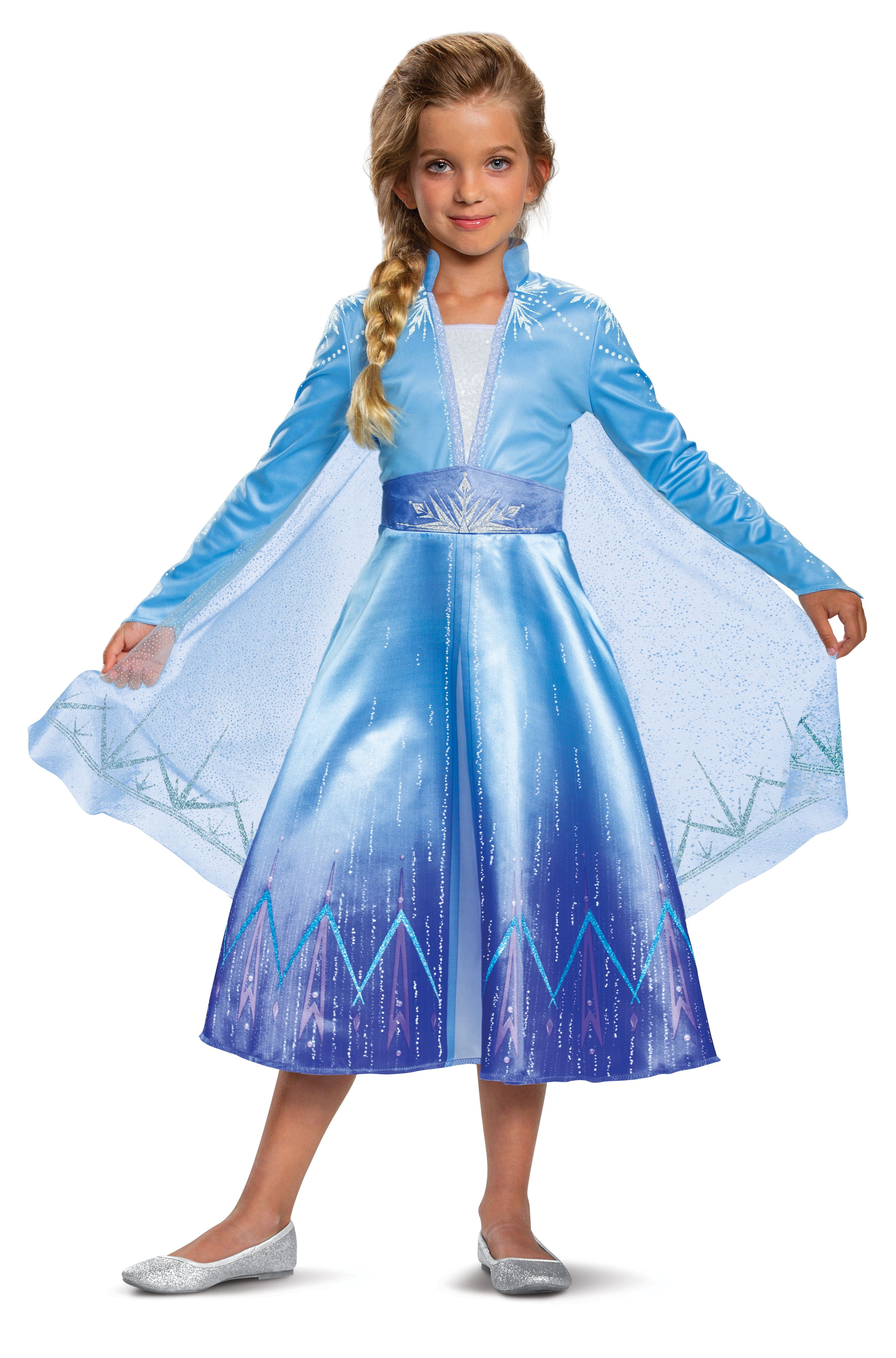 NWT Disney Princess ELSA Dress  Sz 4-6X Costume Halloween Dress-up 