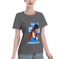 thumbnail image 2 of T-Shirt Basique à Manches Courtes pour Femmes Super Saiyan 04, 2 of 6