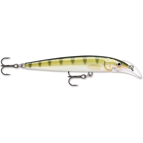 Rapala Scatter Rap Deep Husky Jerk 10 Jerkbait Yellow Perch