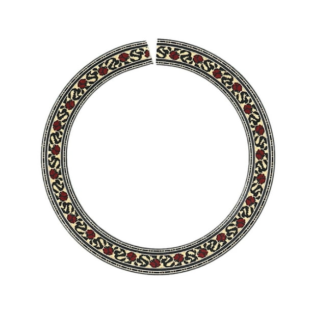 Roseta de guitarra acústica con diseño de , anillos de madera con incrustaciones de boca, roseta, componente de guitarra, accesorios de