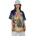 thumbnail image 4 of Merry Christmas Beagle Santa Hat Xmas Tree Winter Holiday Hawaiian Shirt Breathable Summer Unisex Merch Beagles Dog Lover Gifts Idea - 01013, 4 of 6