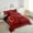 Red, variant on Camo Moose Bedding Comforter Sets Rustic Tree Camouflage Wildlife Bedding Set Full Woodland Hunting Animal Comforter Set Men Farmhouse Wood Board Pine Tree Quilt Set