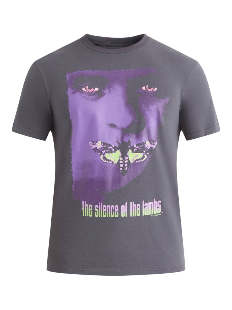 Silence of the Lambs Men's and Big Men's Graphic Tee with Short