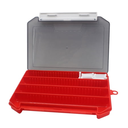 Clear Organizer Box Holder for Case Tackle Boxes Organizer with Removable Divide