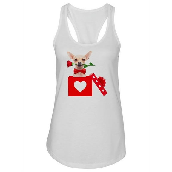 Chihuahua Gift Racerback Tank Women -Image by Shutterstock, Female x-Small